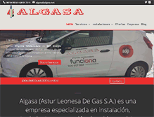 Tablet Screenshot of algasa.net